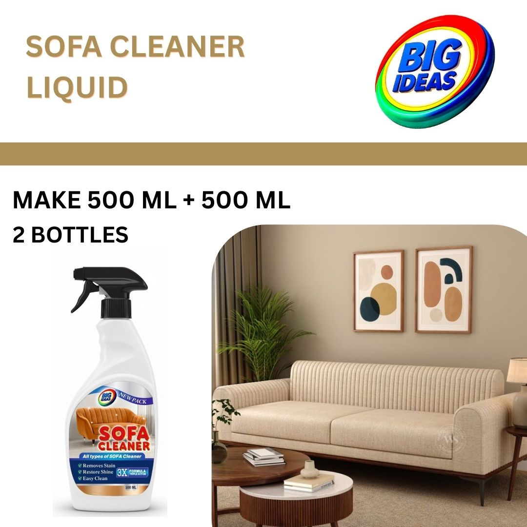 Sofa Cleaner 500 ML + 500 ML || Big Global