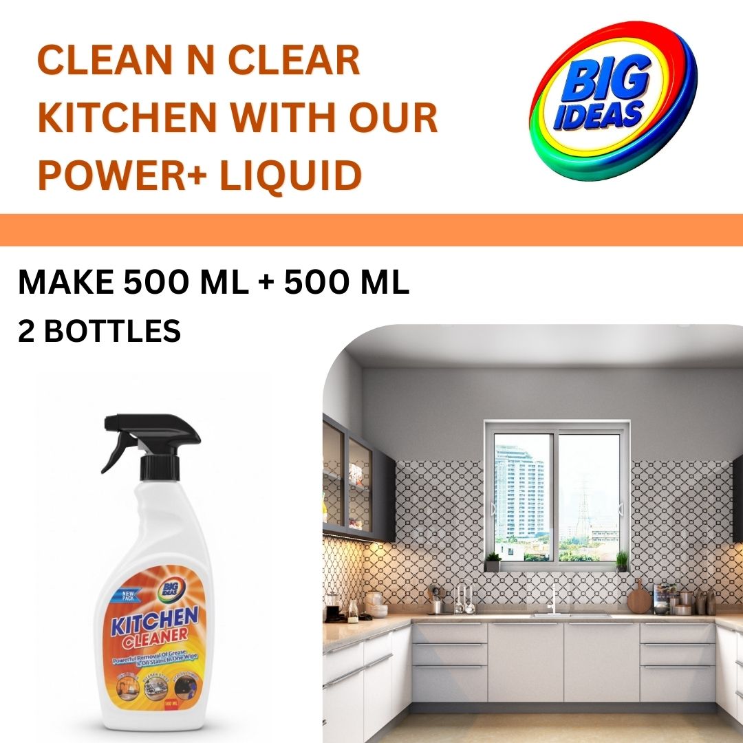 Kitchen cleaner 500 ML + 500 ML || Big Global