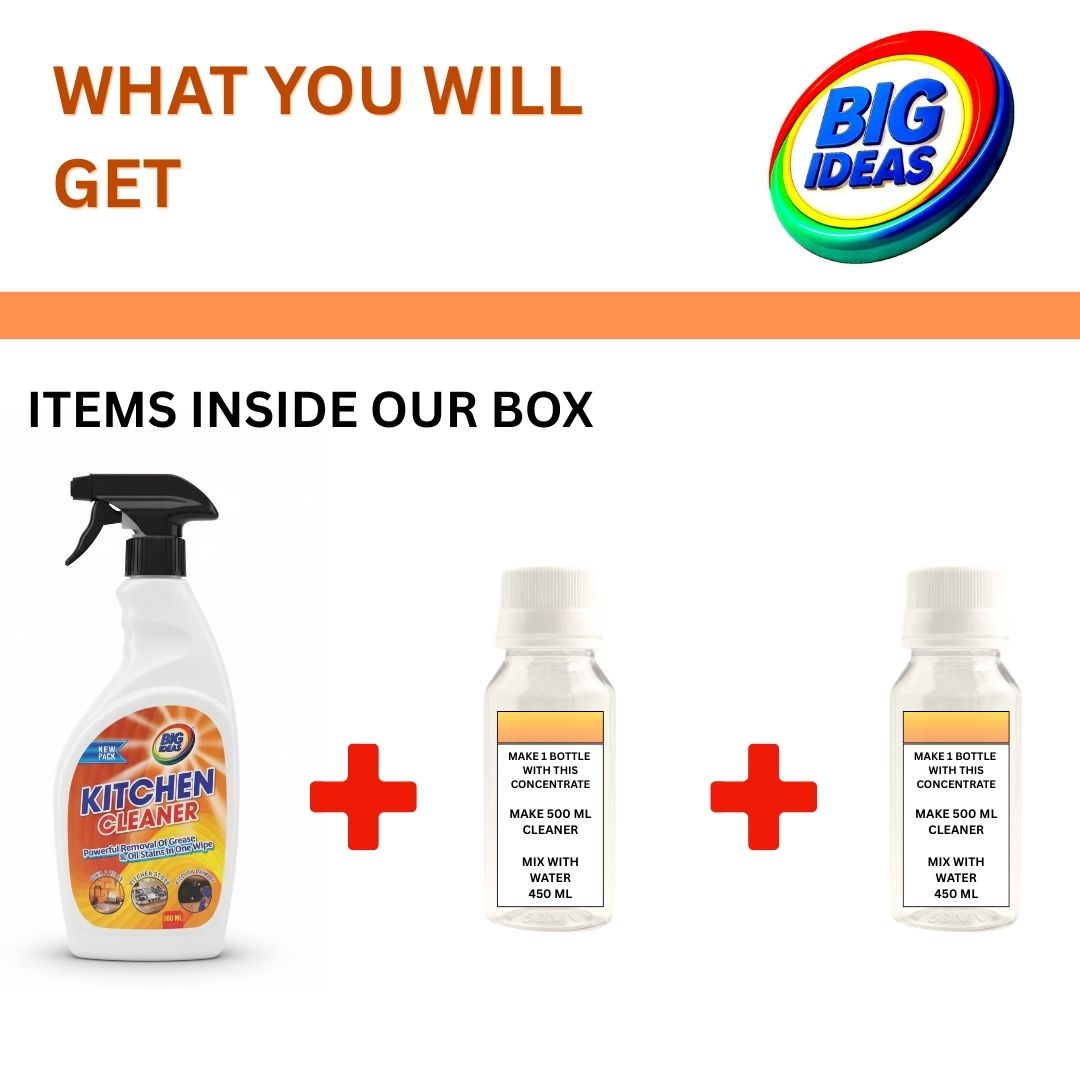 Kitchen cleaner 500 ML + 500 ML || Big Global
