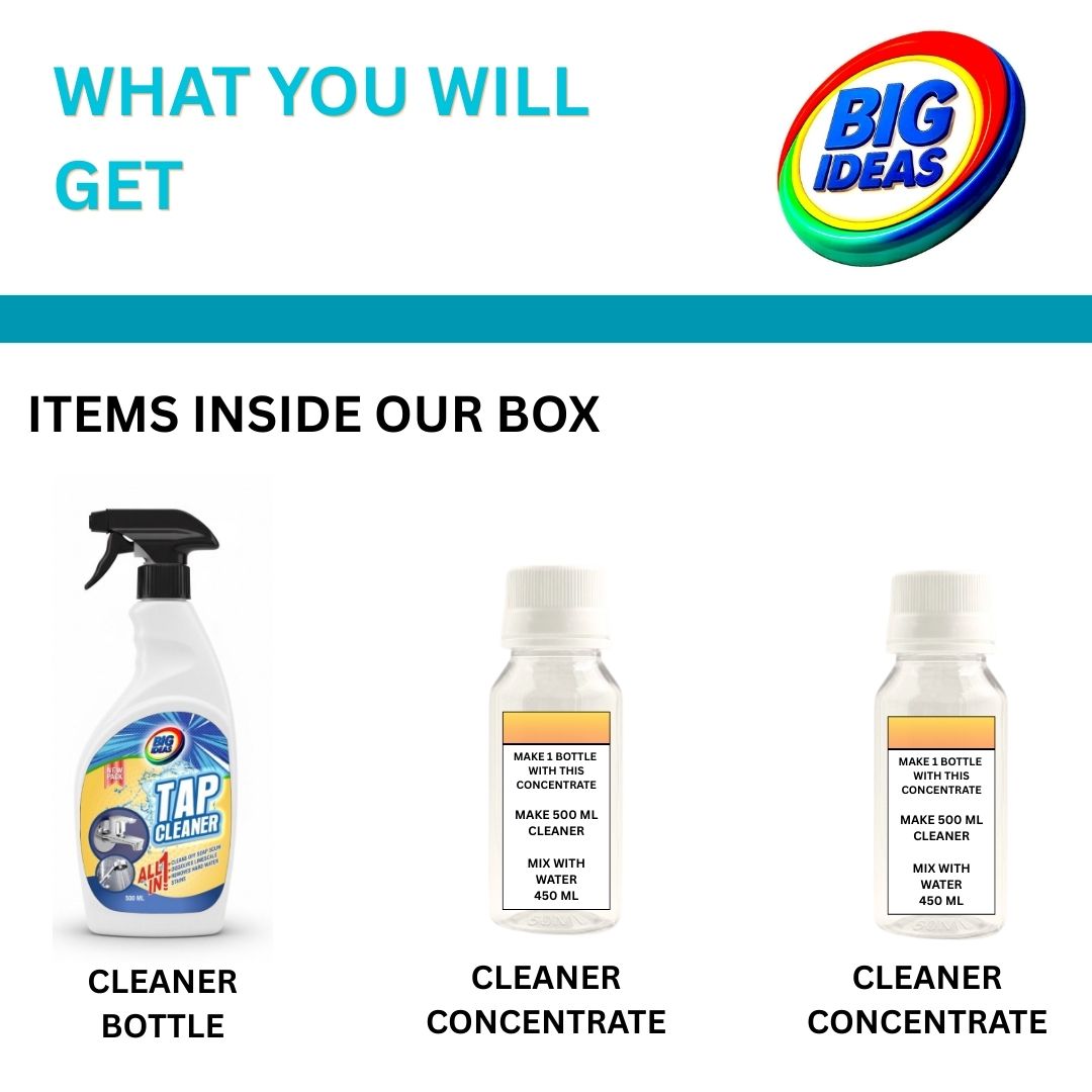 Tap & Fitting Cleaner 500 ML + 500 ML || Big Global